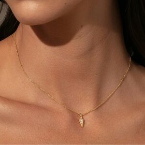 NEW Uncommon James Gold Breaking Point Pendant Necklace